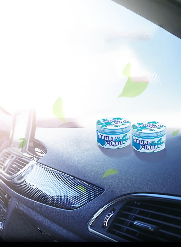 اوليو جل التنظيف، عبوة واحدة، 160 جرام، جل ناعم لتنظيف لوحات مفاتيح الكمبيوتر المحمول ولوحات المفاتيح الميكانيكية وجل إزالة الغبار من الكمبيوتر، جل لاصق لمسح الغبار والأوساخ، أزرق - Image 3