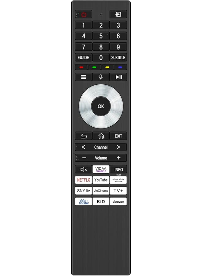 JAJEEK New ERF3O98 Replacement Voice Remote Control Compatible with Hisense TV 43C450ME 50C450ME 55C450ME 43C350ME 50C350NE 55C350NE 65C350NE 85C350NE - Image 1