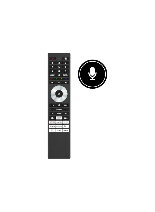 JAJEEK New ERF3O98 Replacement Voice Remote Control Compatible with Hisense TV 43C450ME 50C450ME 55C450ME 43C350ME 50C350NE 55C350NE 65C350NE 85C350NE - Image 3