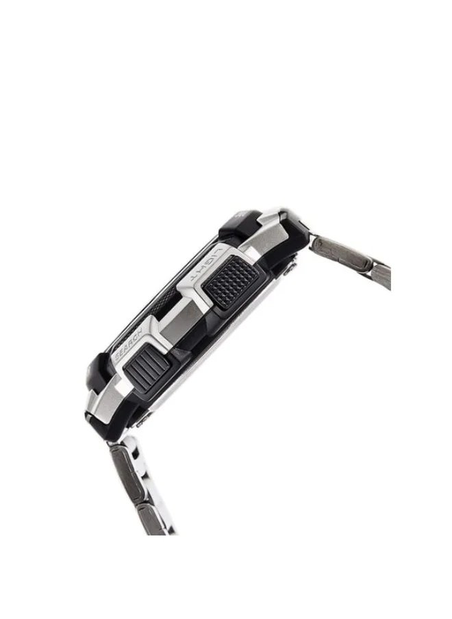 CASIO Men's Stainless Steel Digital Watch AE-1100WD-1A - 43.7 mm