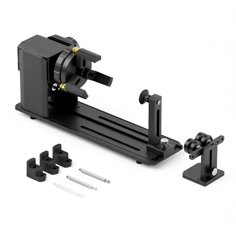 SCULPFUN Y-axis Rotary Roller 180° Adjustable Angle Multi-function Rotary Module Engraver - Durable Metal Structure Rotary Roller for Engraving Machines And 3D Printer Accessories - Image 1