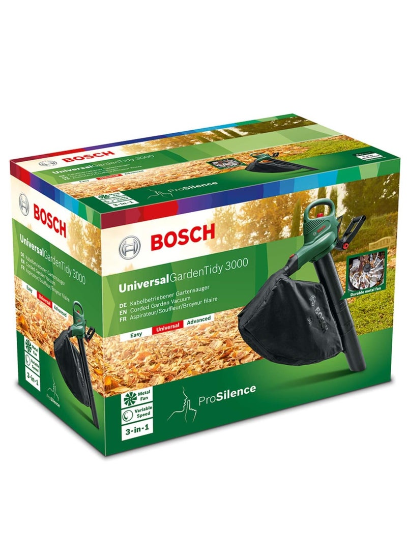 Bosch Electric Leaf Blower and Vacuum Universal Garden Tidy 3000 - Image 2