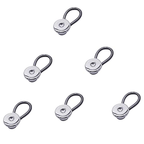 WAFJAMF 6PCS Collar Button Extenders,Neck Extender for Dress/Shirt,1/2 Size Button Extender - Image 5