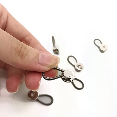 WAFJAMF 6PCS Collar Button Extenders,Neck Extender for Dress/Shirt,1/2 Size Button Extender - Image 3