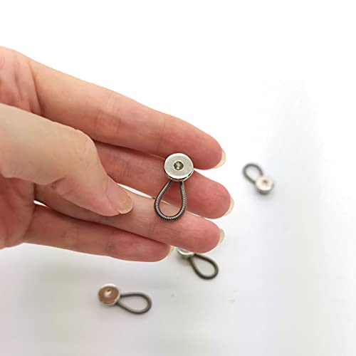 WAFJAMF 6PCS Collar Button Extenders,Neck Extender for Dress/Shirt,1/2 Size Button Extender - Image 2