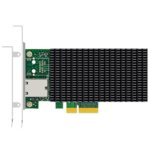 GLOTRENDS ST7381 10Gb Network Card with RJ45 Port, Intel X550-AT Controller, Low Profile, Support PXE/iSCSI Boot, VT‑c Virtualization - Image 1