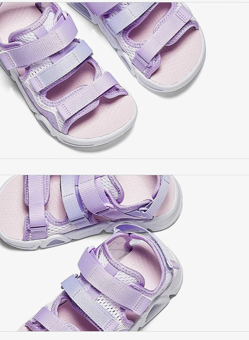 Anta White/Purple Kids Girls’ Breathable Summer Sandals for Women | Best Price UAE