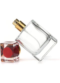 Elandy 1 PCS 50ML Upscale Clear Glass Empty Refillable Travel Packing Perfume Bottle Elite Fluid Essential Oil Dropper Bottle Vial Pot Jar Container 