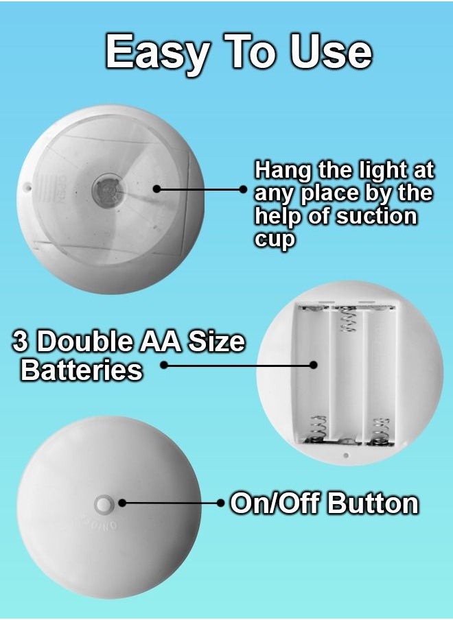 DBLEW - 10 LEDs Mosque Design Light Battery Operated For Ramadan And Eid Prayer Celebration Outdoor Home Decoration Muslim Party Supplies With Suction Cup - Image 1