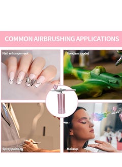 Furtey Professional Cordless Airbrush Kit - 30PSI high pressure portable wireless spray gun (makeup/manicure/art design) | Long-lasting battery life charging technology | Wedding celebration professional tools + gift box packaging  - Image 4