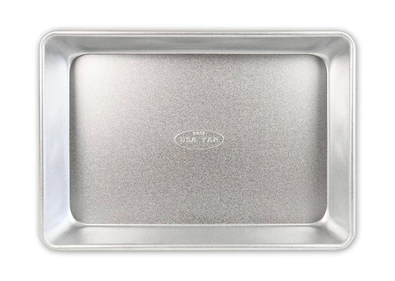 USA Pan Bare Bakeware Traditional Aluminized Steel Uncoated Rectangular Cake Pan, Made without nonstick coating, 9 x13-Inch - Image 1