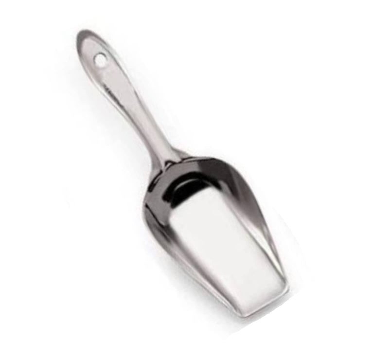 pass pass Stainless Steel Atta Scoop & Daal Spoon | Heavy Duty Kitchen Serving Spoon for Flour, Rice, Pulses & Grains | Multipurpose Kitchen Tool - Image 1