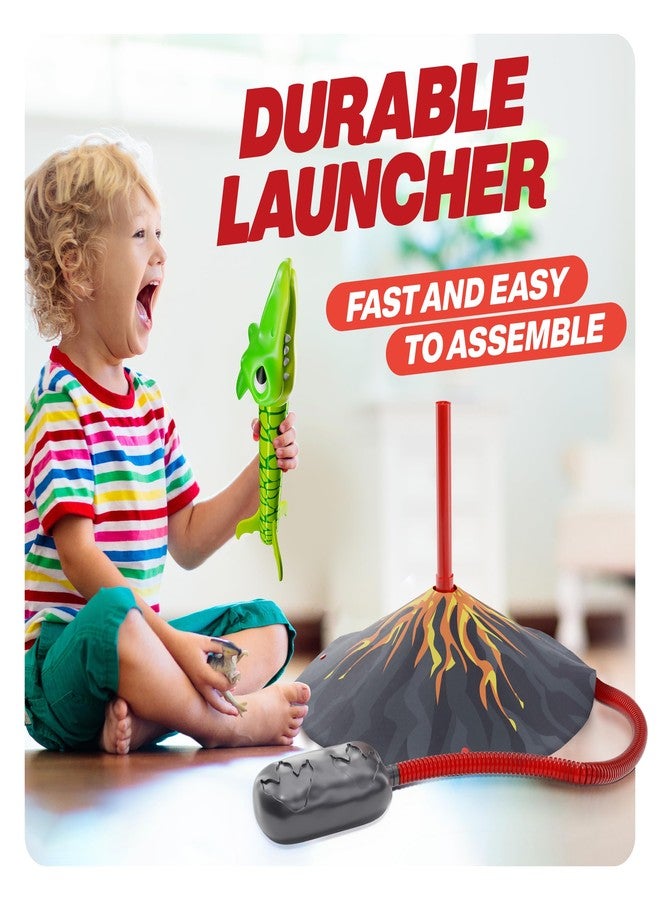 Ninja Blast Dinosaur Toy Rocket Launcher for Kids Toys for Kids 3-5 5-7 4-6 - Outdoor Toys for Kid Ages 4-8 - 3 4 Year Old Boy Birthday Gift - Gifts for Boys Age 3 4 5 6 Years Toy for Toddlers - Image 4