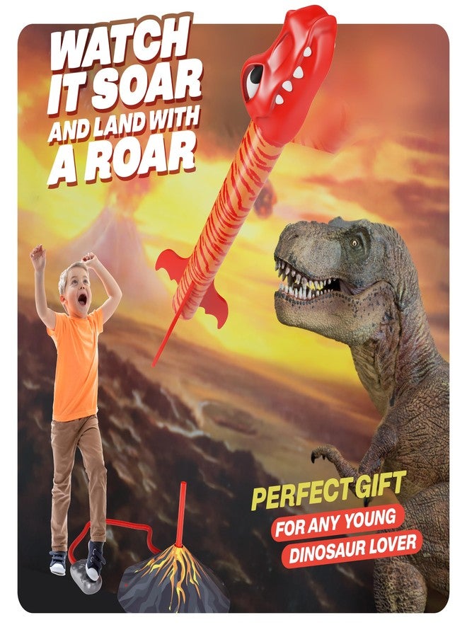 Ninja Blast Dinosaur Toy Rocket Launcher for Kids Toys for Kids 3-5 5-7 4-6 - Outdoor Toys for Kid Ages 4-8 - 3 4 Year Old Boy Birthday Gift - Gifts for Boys Age 3 4 5 6 Years Toy for Toddlers - Image 5
