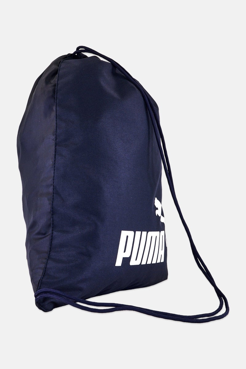 PUMA Men Brand Logo Gym Sack Bag, Navy - Image 3