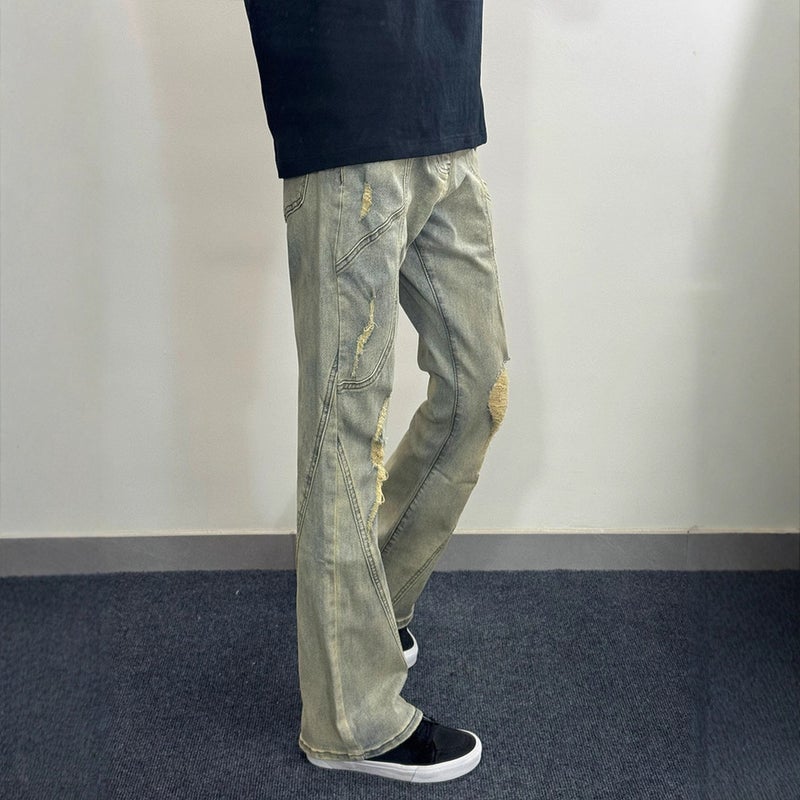 Unisex Casual Daily Denim Jeans - Image 4