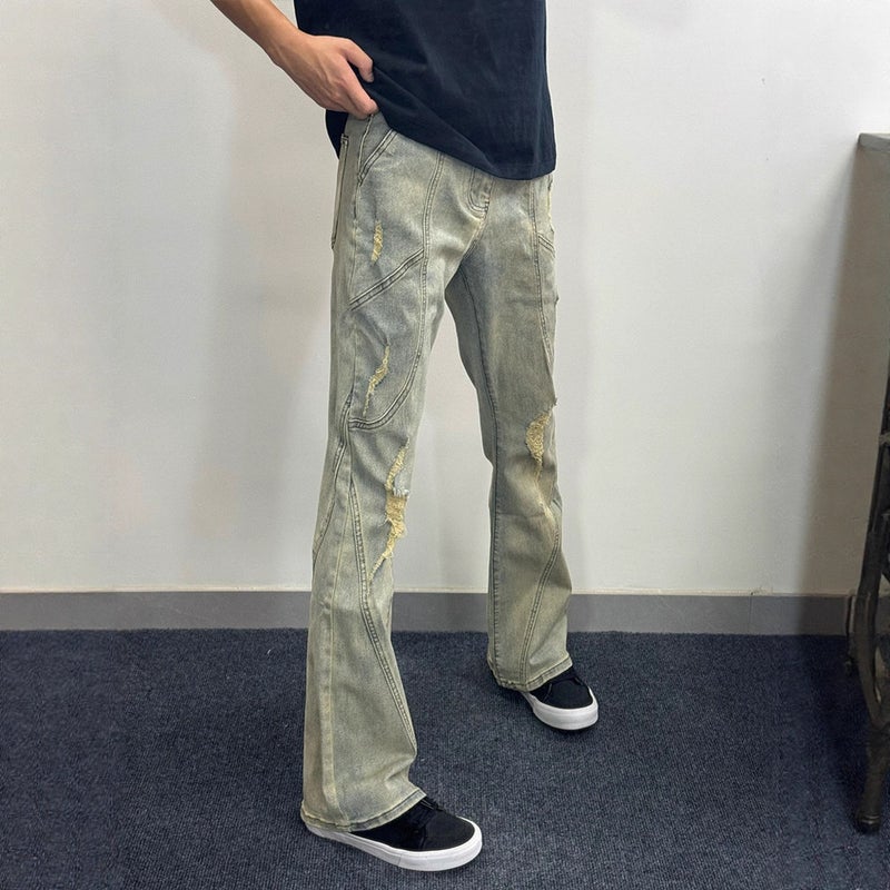 Unisex Casual Daily Denim Jeans - Image 5