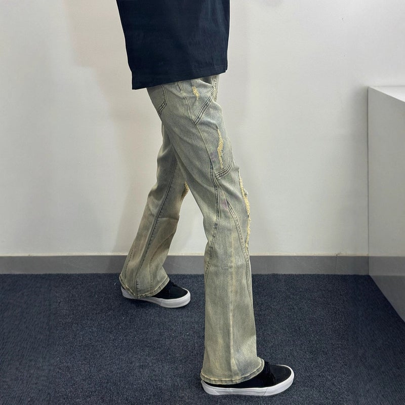 Unisex Casual Daily Denim Jeans - Image 2