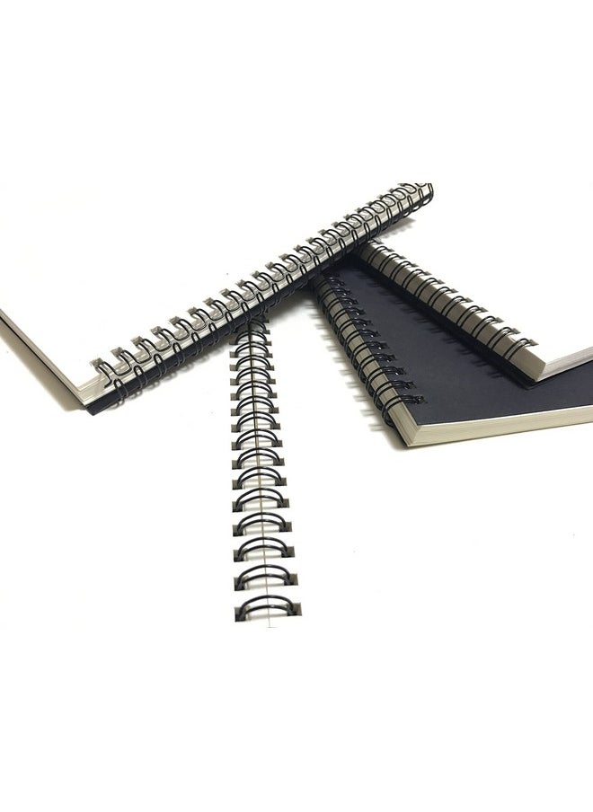 VEEPPO VEEPPO Spiral Sketch Notebook Pack Black Kraft Cardboard Cover White Blank Paper Wirebound Journal/Diary/Diy Album/Scrapbook Notebook (Black Cover+ White Paper-Pack Of 4, 14 X 21Cm), 100 Pages  - Image 5
