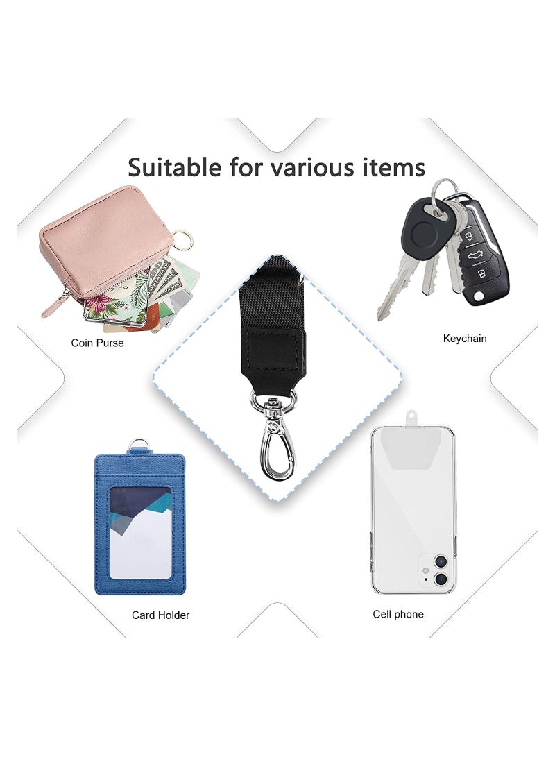 SYOSI Phone Lanyard Wrist and Neck Adjustable Strap Smartphone Chain with 3 Adhesive Tethers Compatible Most Smartphones Black - Image 5