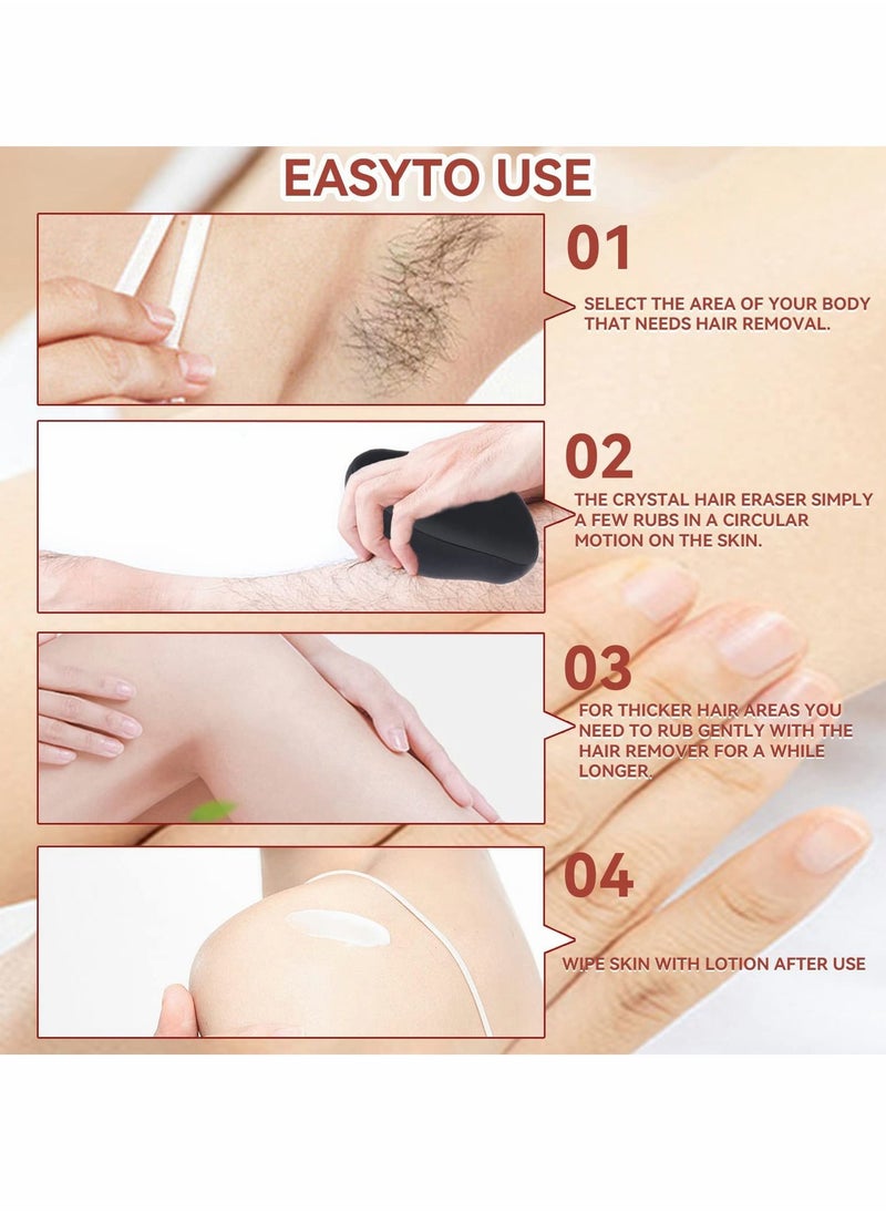 Excefore - New Bleame Crystal Hair Eraser, Magic Crystal Hair Removal, Painless Hair Removal Tool for Men & Women - Image 1