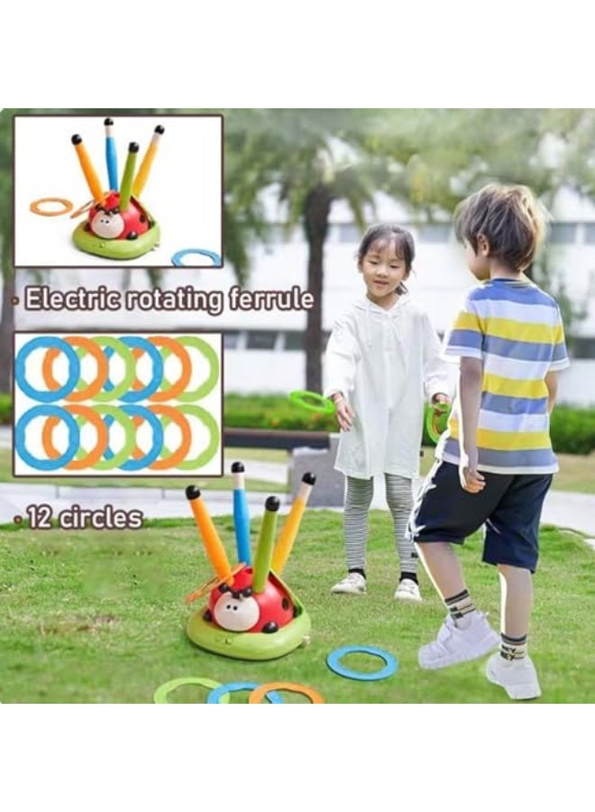 4-in-1 Outdoor Carnival Game Set for Children 40 Pieces Outdoor Backyard Family Birthday Parties - Image 4