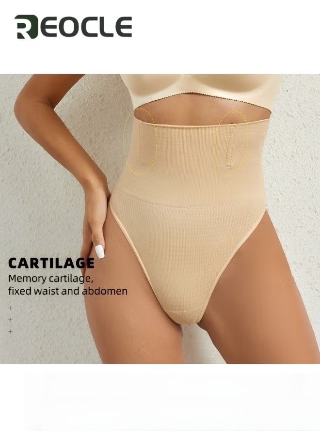 REOCLE Women's Shapewear Panties Underwear Waist Cincher Girdle Tummy Slimmer Thong Panty Shapewear Slim Smooth Panty - Image 2