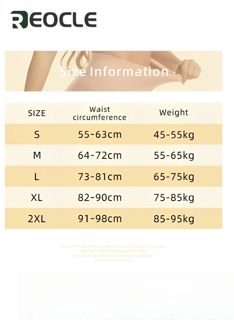 REOCLE Women's Shapewear Panties Underwear Waist Cincher Girdle Tummy Slimmer Thong Panty Shapewear Slim Smooth Panty - Image 4
