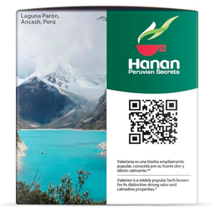 Hanan Peruvian Secrets Valeriana Herbal Tea | 100% Natural Valerian Root | 25 Tea Bags | Naturally Aids in Relieving Occasional Stress, Tension | Safely Promotes Sleep and Relaxation (Single Pack) - Image 5