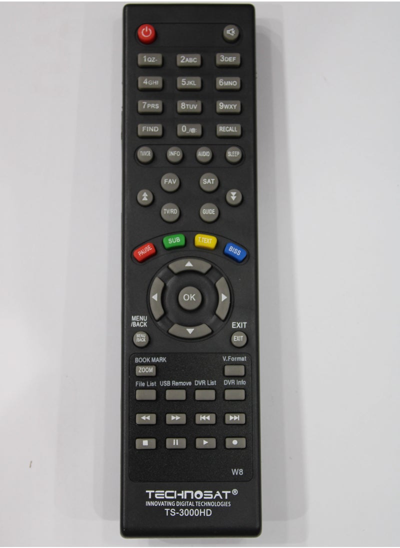 Technosat Replacement Remote Controller For Reciever TS3000 HD 