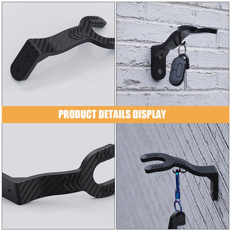 4 pcs Wall Mount Hook Jacket Holder Hanger Coats Storage Rack For Towel Hats Motorcycle Accessories - Image 5