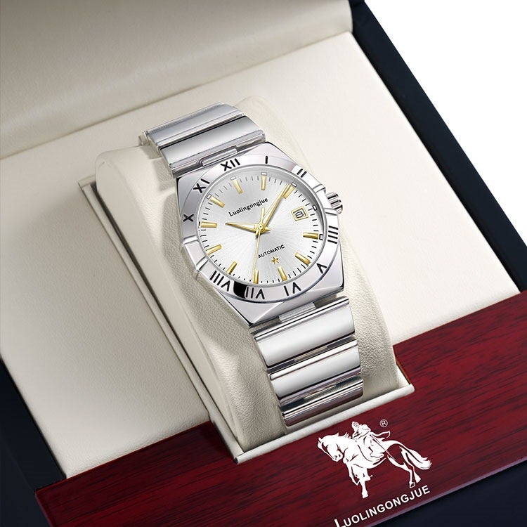Duke Of Lorraine Constellation Series Automatic Mechanical Watch Couple'S Calendar Watch Men'S And Women'S Steel Tiktok Live Generation - Image 5