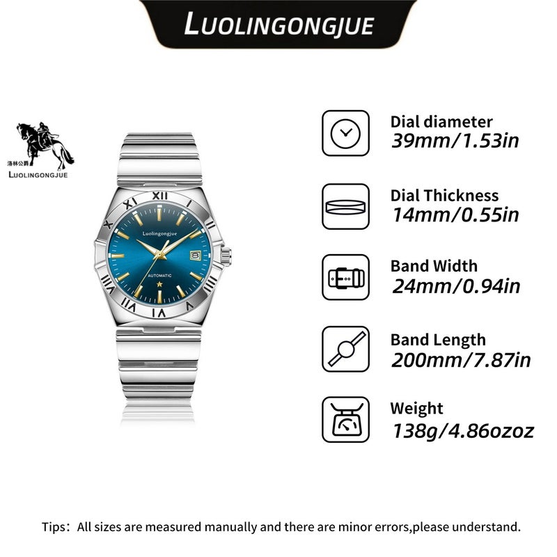 Duke Of Lorraine Constellation Series Automatic Mechanical Watch Couple'S Calendar Watch Men'S And Women'S Steel Tiktok Live Generation - Image 4