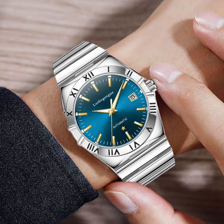 Duke Of Lorraine Constellation Series Automatic Mechanical Watch Couple'S Calendar Watch Men'S And Women'S Steel Tiktok Live Generation - Image 3