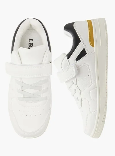 LBL by Shoexpress Boys Colourblock Sneakers with Hook and Loop Closure - SX240035K