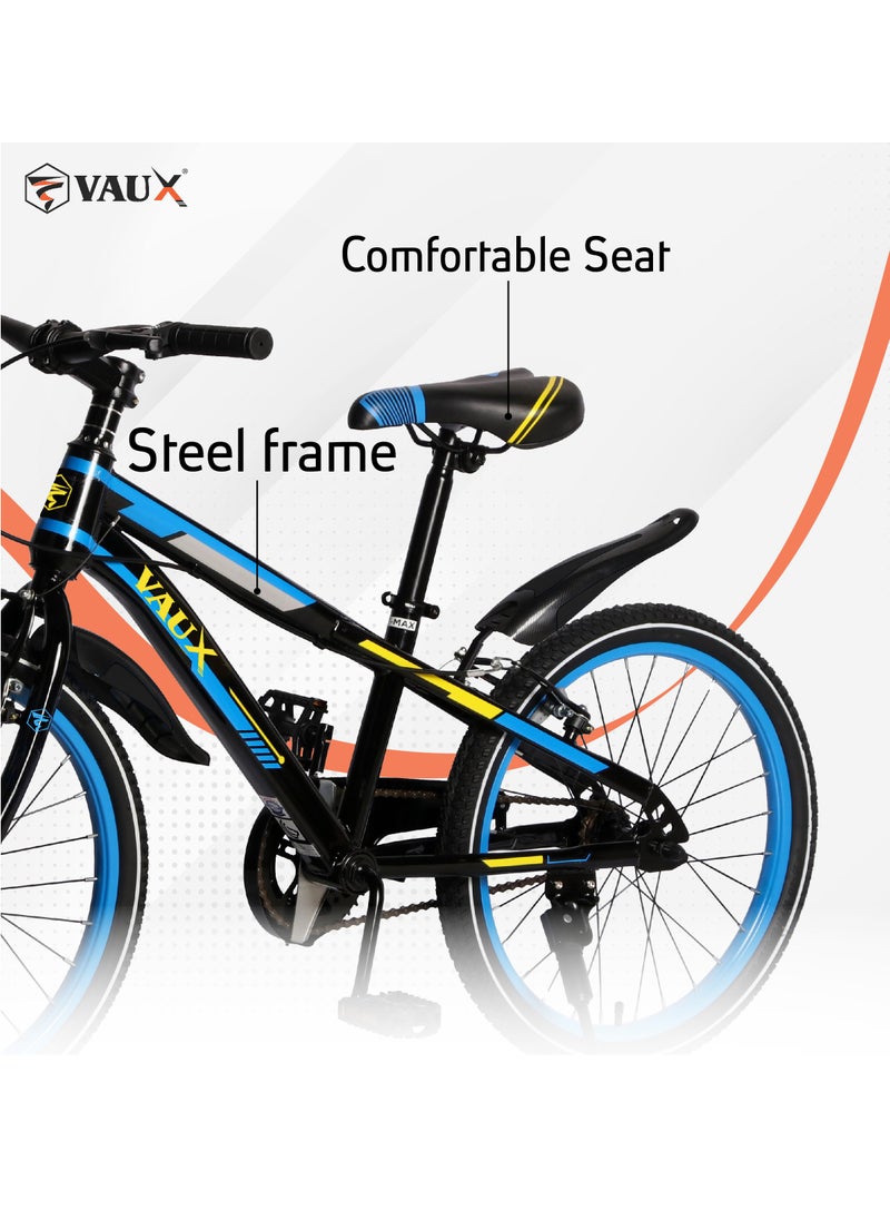 Vaux Max Kids Road Bike for 6-14 Years Boys And Girls, Adjustable Seat, 24 Inch Side Stand - Blue - pzsku/ZE5B7538EF5662819AE67Z/45/_/1723807879/f687abeb-d634-4840-aab8-a5ae494a229e