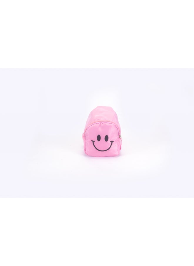 Generic Pink Smily Water Proof Shoulder Bag for Girls  - Image 1