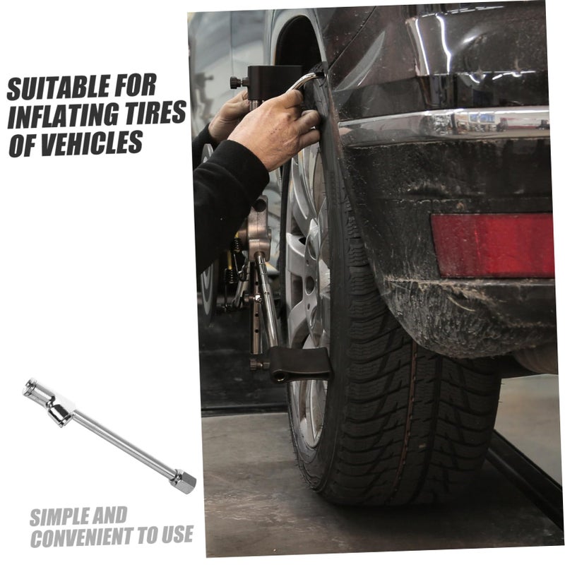 Tire Inflator Chuck Extension 1952A Leak Prevention for Car Truck Motorcycle - Image 4