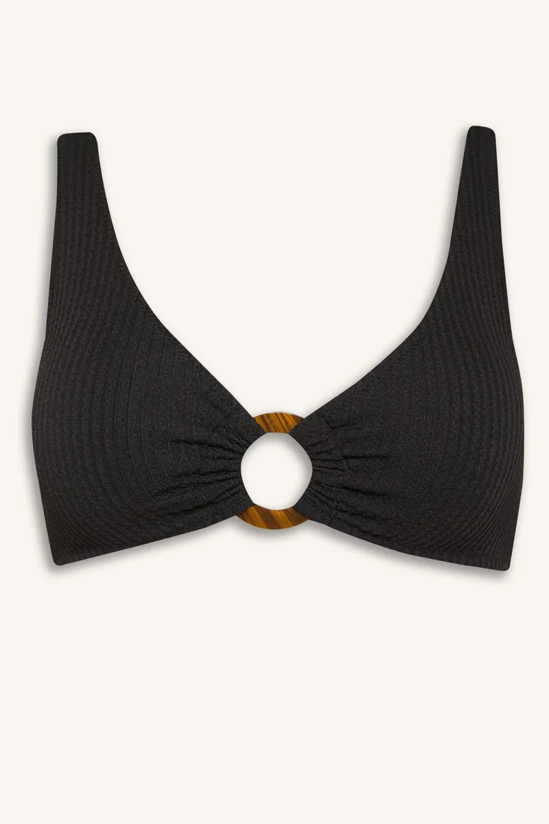 DeFacto Regular Fit Crepe Bikini Top