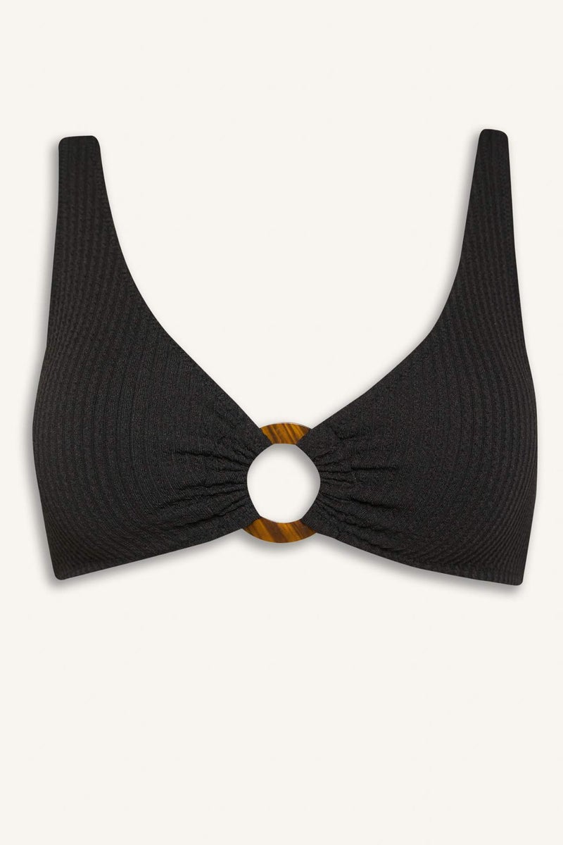 DeFacto Regular Fit Crepe Bikini Top - Image 1