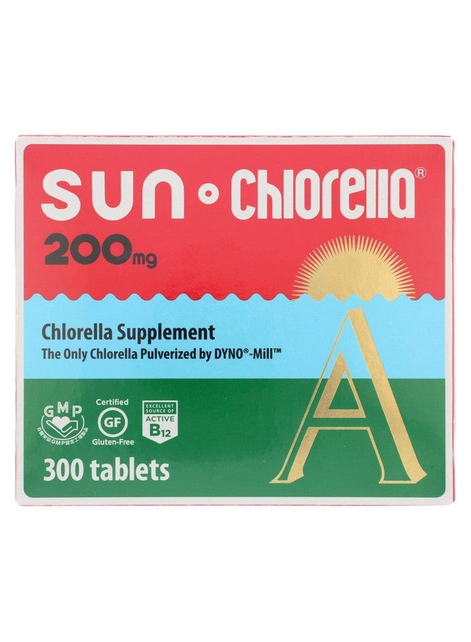 SUN CHLORELLA - Chlorella Supplement, Vitamin-Enriched and Vegan-Friendly Tablets (200 Mg - 300 ct) - Image 1