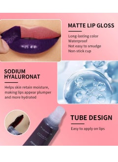 lakerain Lip Stain Peel Off Lip Stain Light Pink Peel Off Lip Color Stain Lipstick Long Lasting Lip Stain Peel Off Sweat Proof Waterproof Highly Pigmented Matte Lipstick Liquid Peel Off Lip Tint 10ml 03  - Image 3
