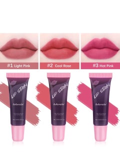 lakerain Lip Stain Peel Off Lip Stain Light Pink Peel Off Lip Color Stain Lipstick Long Lasting Lip Stain Peel Off Sweat Proof Waterproof Highly Pigmented Matte Lipstick Liquid Peel Off Lip Tint 10ml 03  - Image 2