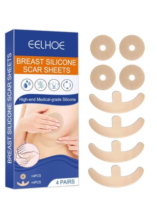 Silicone Scar Sheets, Reusable Washable Silicone Scar Tape, Surgery Scars Removal Treatment, Medical Grade Silicone Scar Sheets for Breast 4Pairs - pzsku/ZE5B781C4FEBD24B669F3Z/45/_/1735971362/f2326703-1c75-4dff-9872-8bd78a8f48c8