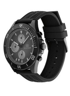 Tommy Hilfiger Plus Men's Analogue Quartz Watch with  Silicone Strap-1791921 46MM  - Image 2