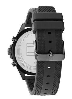 Tommy Hilfiger Plus Men's Analogue Quartz Watch with  Silicone Strap-1791921 46MM  - Image 3