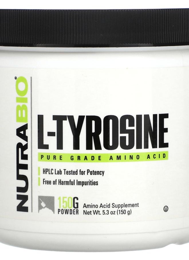 NutraBio L-Tyrosine 5.3 oz (150 g) 