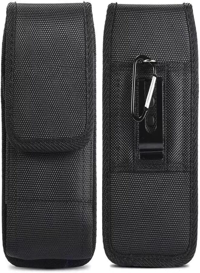 GQ GQ Cell Phone Pouch Nylon Holster Case with Belt Clip, 17.5 * 10 CM Cell Phone Pouch for Sam-sung/App-le/Huai-wei/Moto 