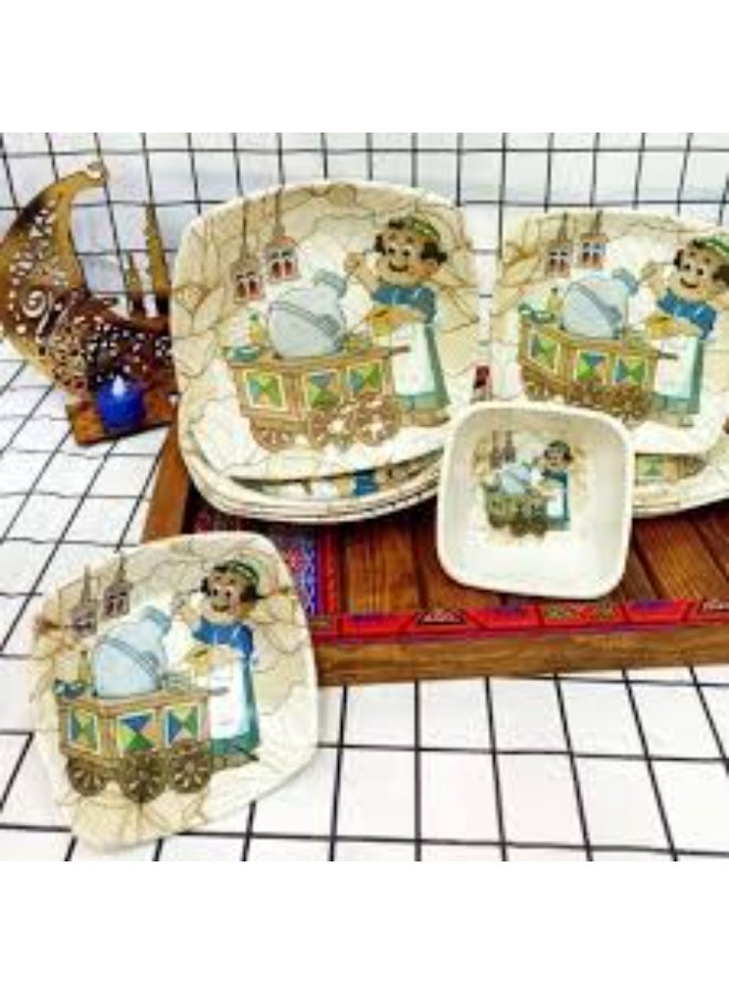 طقم عشاء ميلامين 24 ق - Image 2