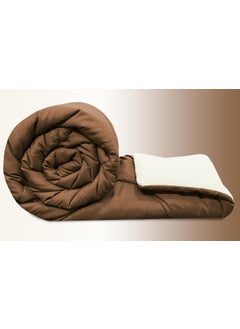 VAS COLLECTIONS VAS COLLECTIONS Summer Razzai All Season 220 GSM Ac Comforter Super Soft Fluffy Comforter 90 X 86 Inches220Cm X 228Cm Double Bed ComforterBrown Beige Lightweight Microfibre 